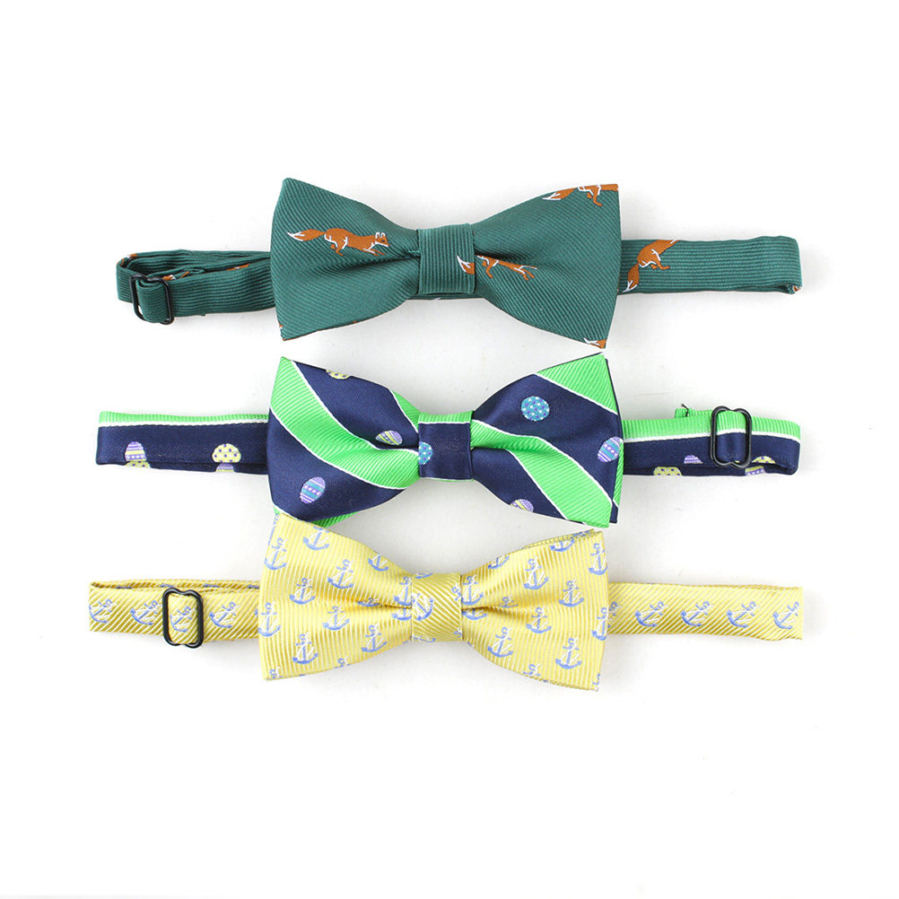 Bow Tie Pre Tied - 子供用、蝶ネクタイ風、調整可能なポリエステル製、男の子・男性用、既製、パフォーマンス用、パーティー、結婚式、お祭り用。