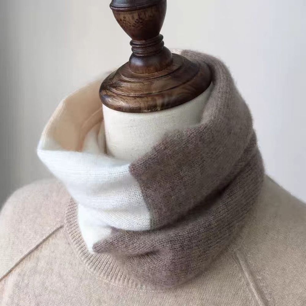 ソフトスプライシングカラーアンダーカラーニットストレッチネッ - Infinity Scarf Knit のレビューと価格
