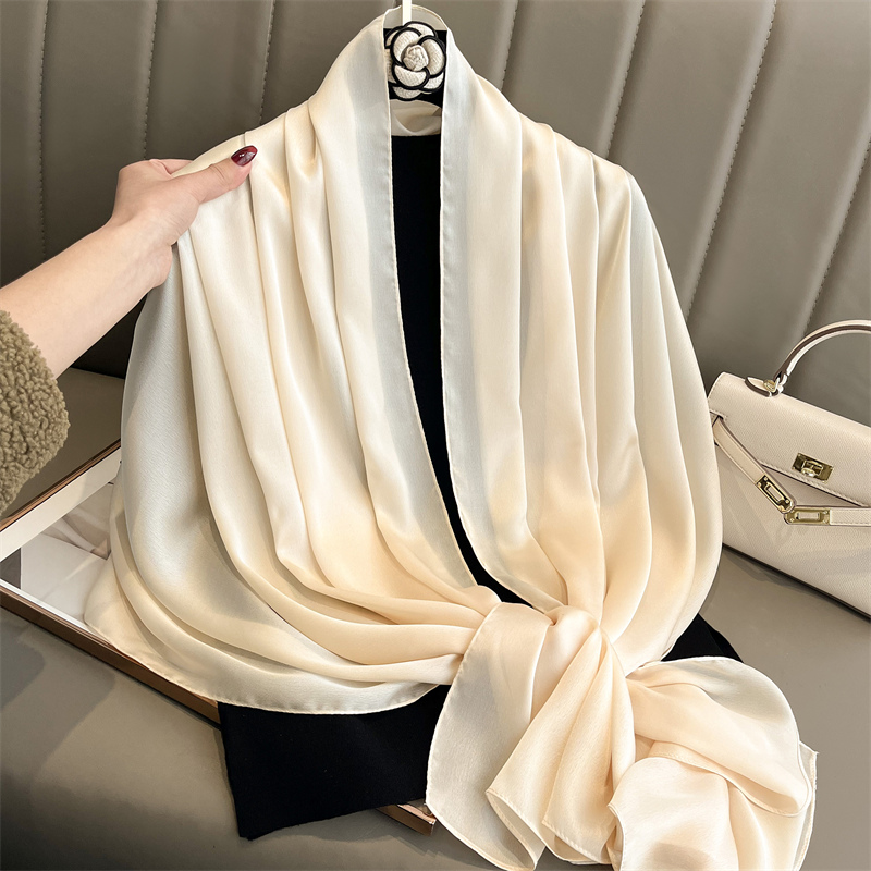 2024 高級ブランド春大ロングパシュミナ女性スカーフ固体シ - Scarf Silk Square のレビューと価格