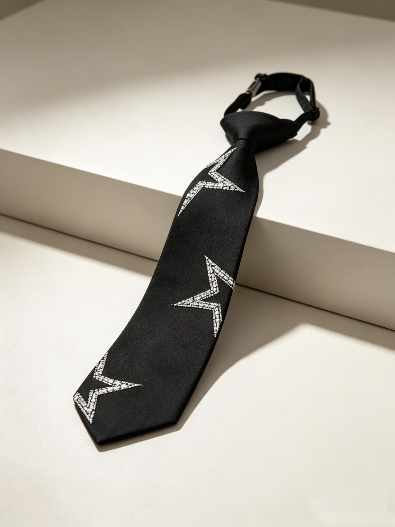 プレタイドスターシークインタイ、調整可能なボウタイ、ユニセッ - Bow Tie Pre Tied のレビューと価格