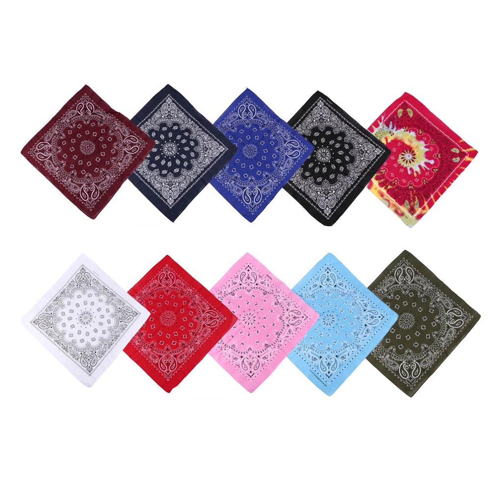 メンズ用、コットン素材、ペイズリー柄、ヒップホップ風、首に巻 - Handkerchief Cotton Men のレビューと価格